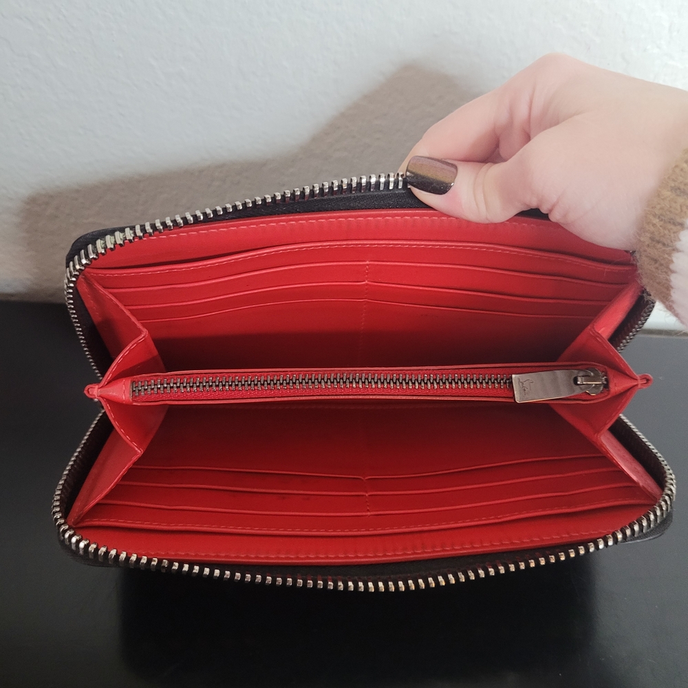 Christian Louboutin Panettone Long Wallet Multicolor Studs - Picture 8 of 15